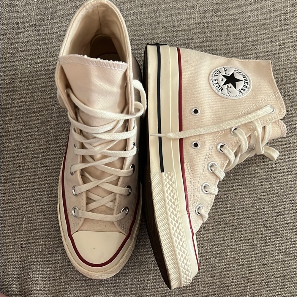 Converse Chuck 70 High-Top Sneakers in Cream